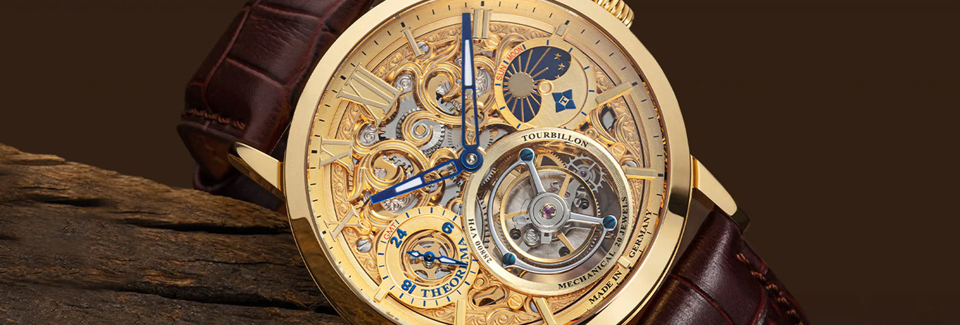 Tourbillon skeleton watches