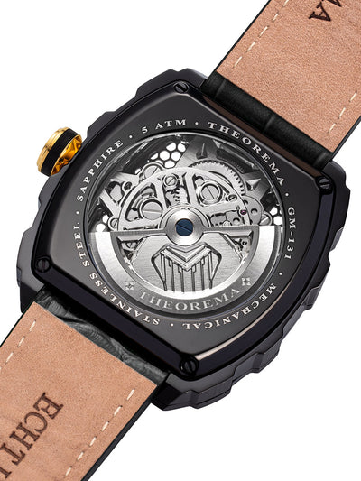 Singapore Theorema - GM-131-6 | Black | Automatic Skeleton Watch