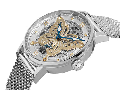 Madame Butterfly Theorema Germany - GM-123-7 |Silver| with 82 Swarovski