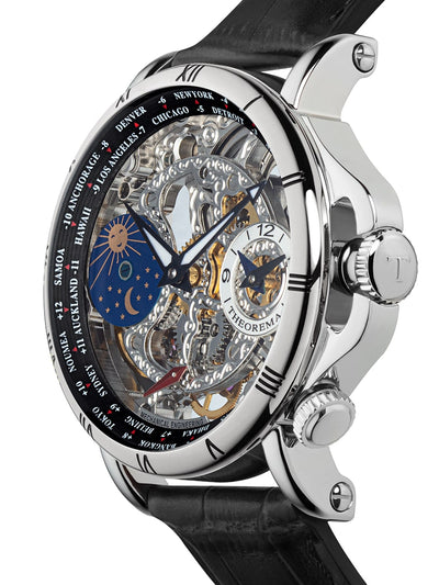 Dual-Time Sao Paulo GM-103-1 | Silver | Theorema, Germany