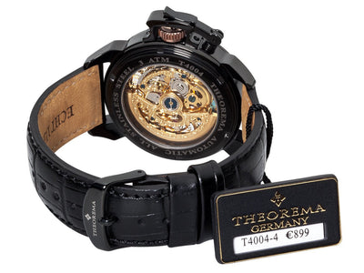 Newton Theorema GM4004-4 | BLACK | HANDMADE GERMAN WATCHES - Tufina Official