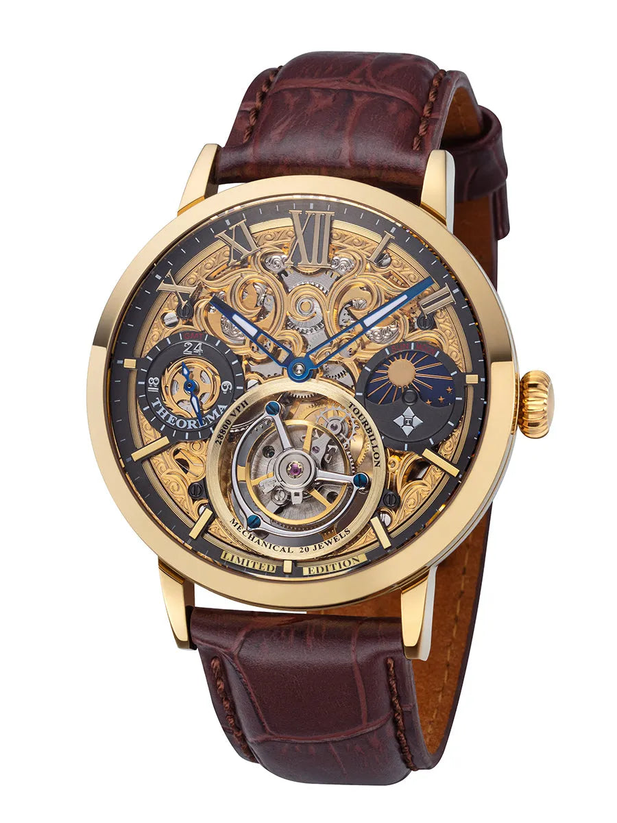 Zürich Tourbillon by Theorema Germany - GM-901-5 |Black| Handmade
