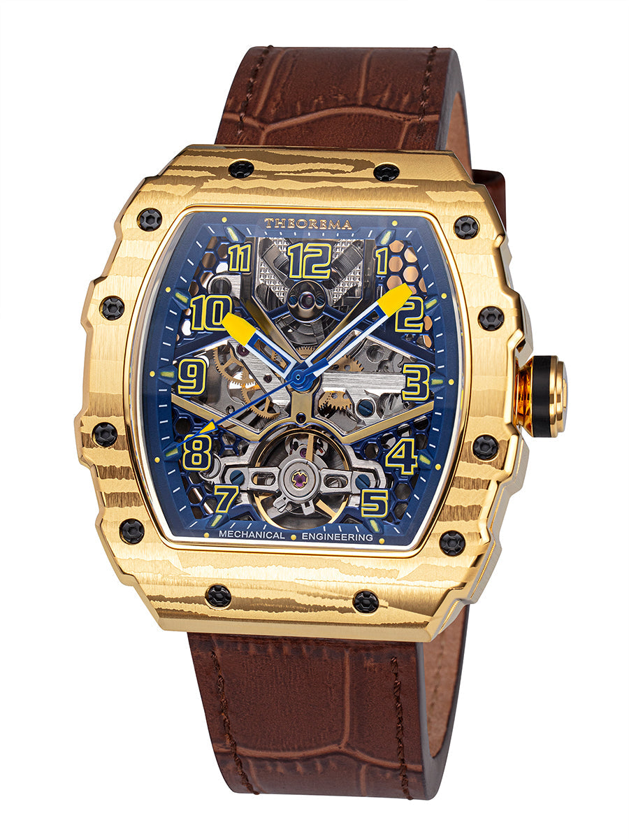 Singapore Theorema - GM-131-4 | Gold | Automatic Skeleton Watch