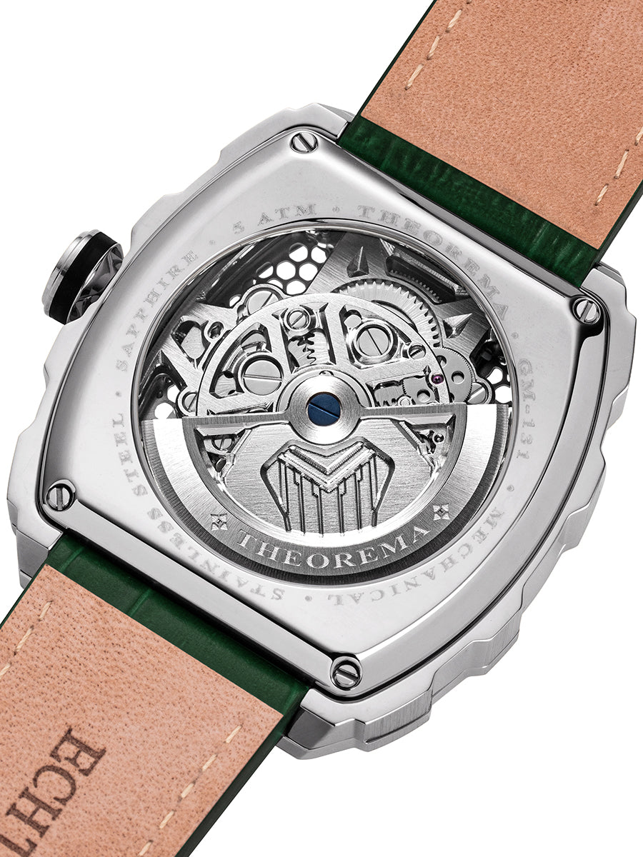 Singapore Theorema - GM-131-2 | Silver | Automatic Skeleton Watch