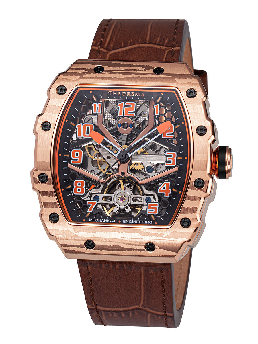 Singapore Theorema - GM-131-5 | Red | Automatic Skeleton Watch