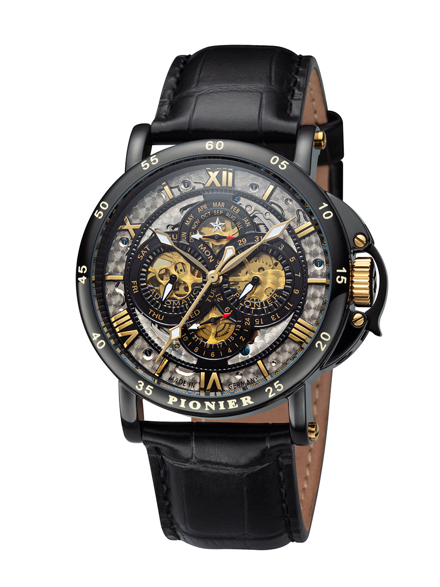 Automatic calendar watch the Dublin Pionier Made in Germany